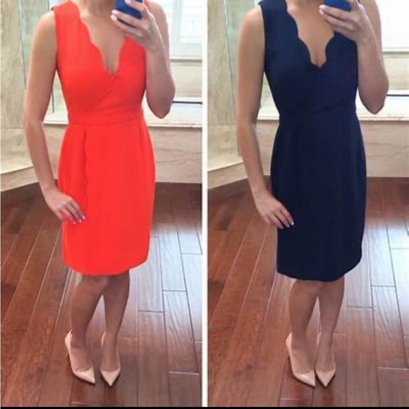 J.Crew Scallops Dress - Picture 1 of 4